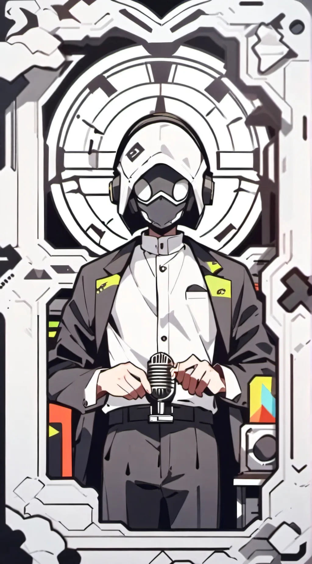 ai character: Capital radio man background