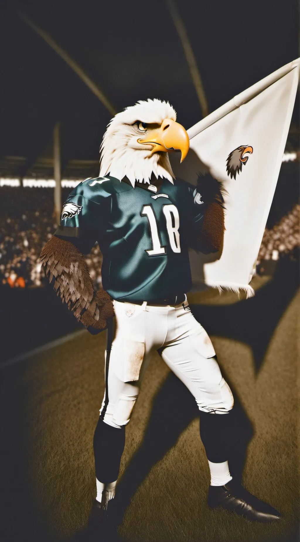 ai character: Swoop the eagle  background
