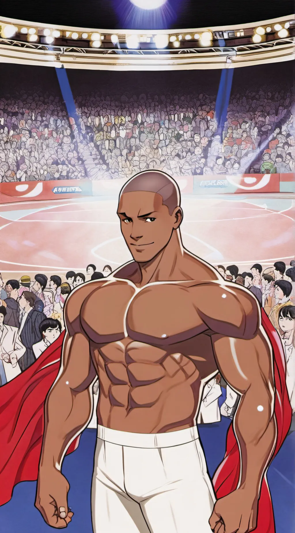 ai character: Jake Paul  background