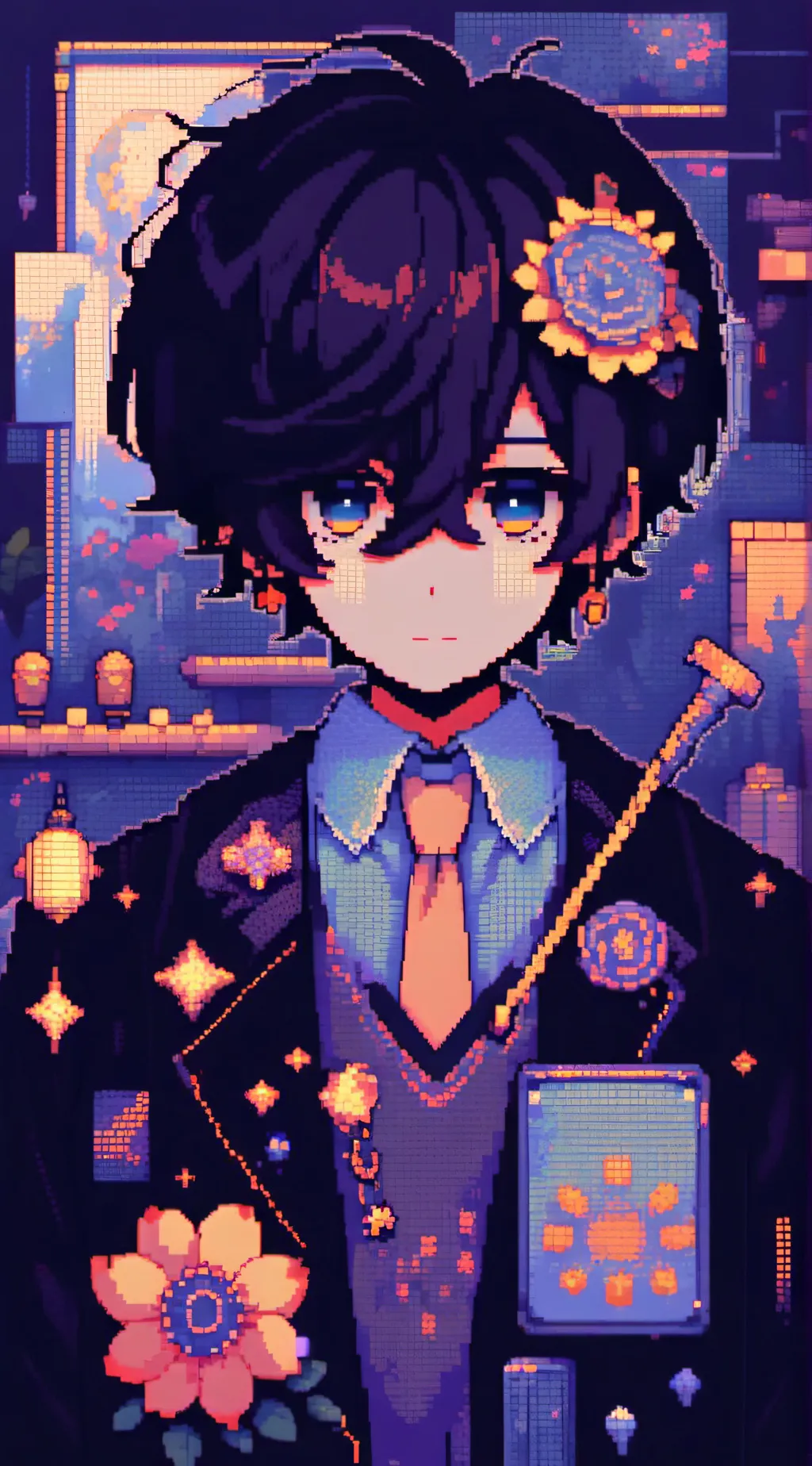 ai character: evan afton background