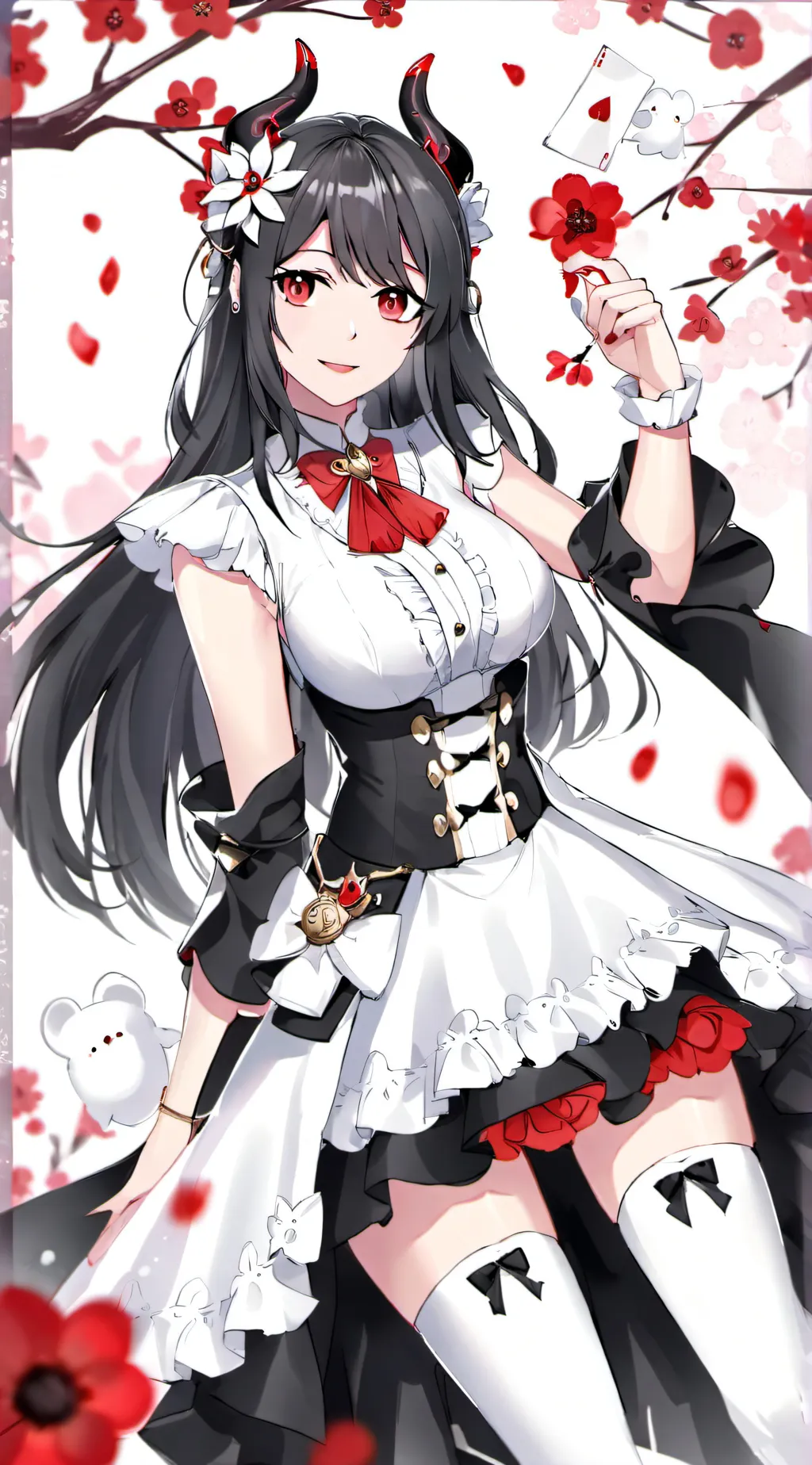 ai character: dandys world but.. background