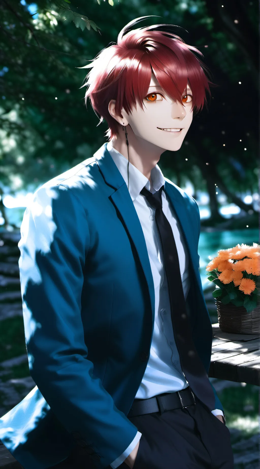 ai character: KARMA akabane background