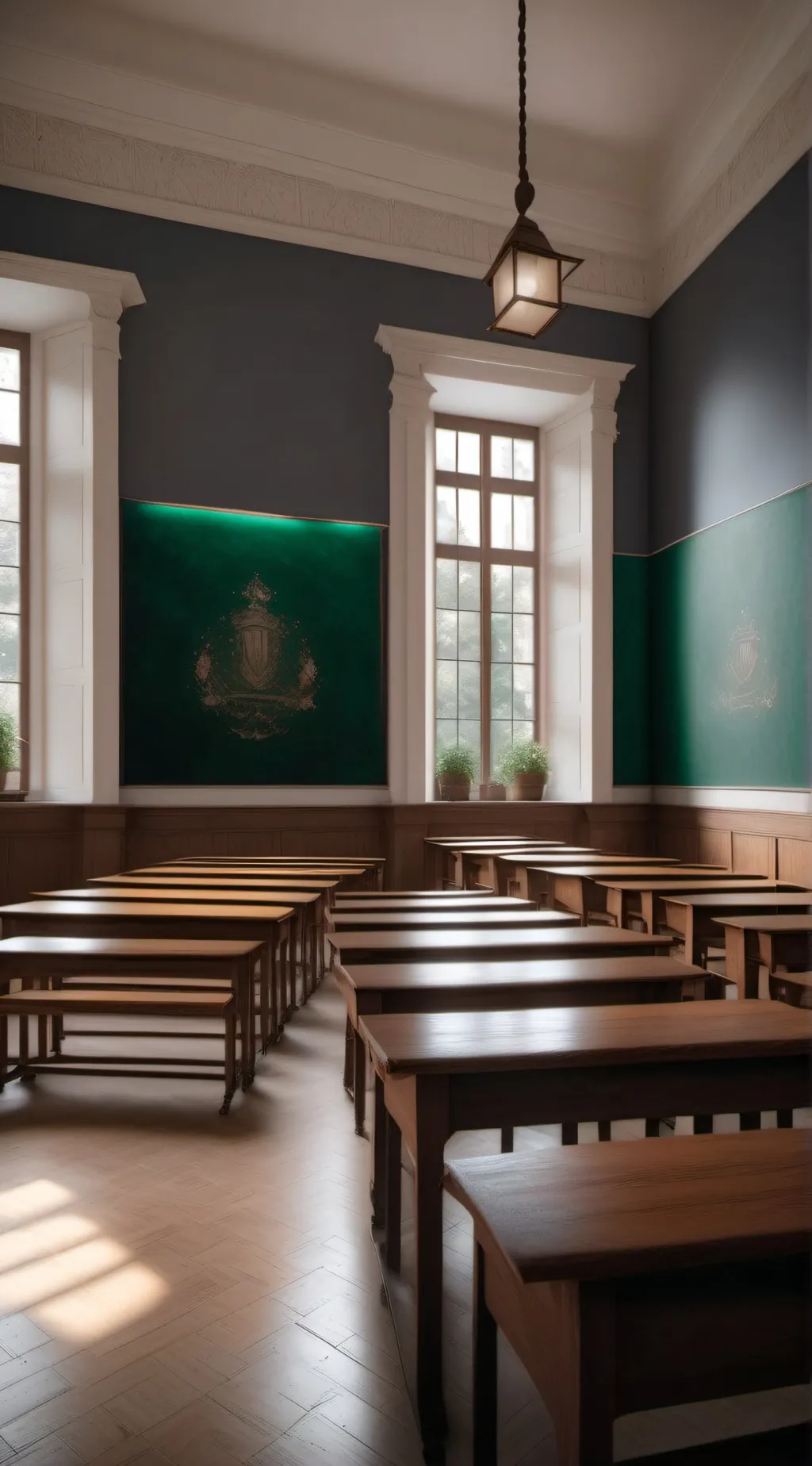 ai character: escuela background