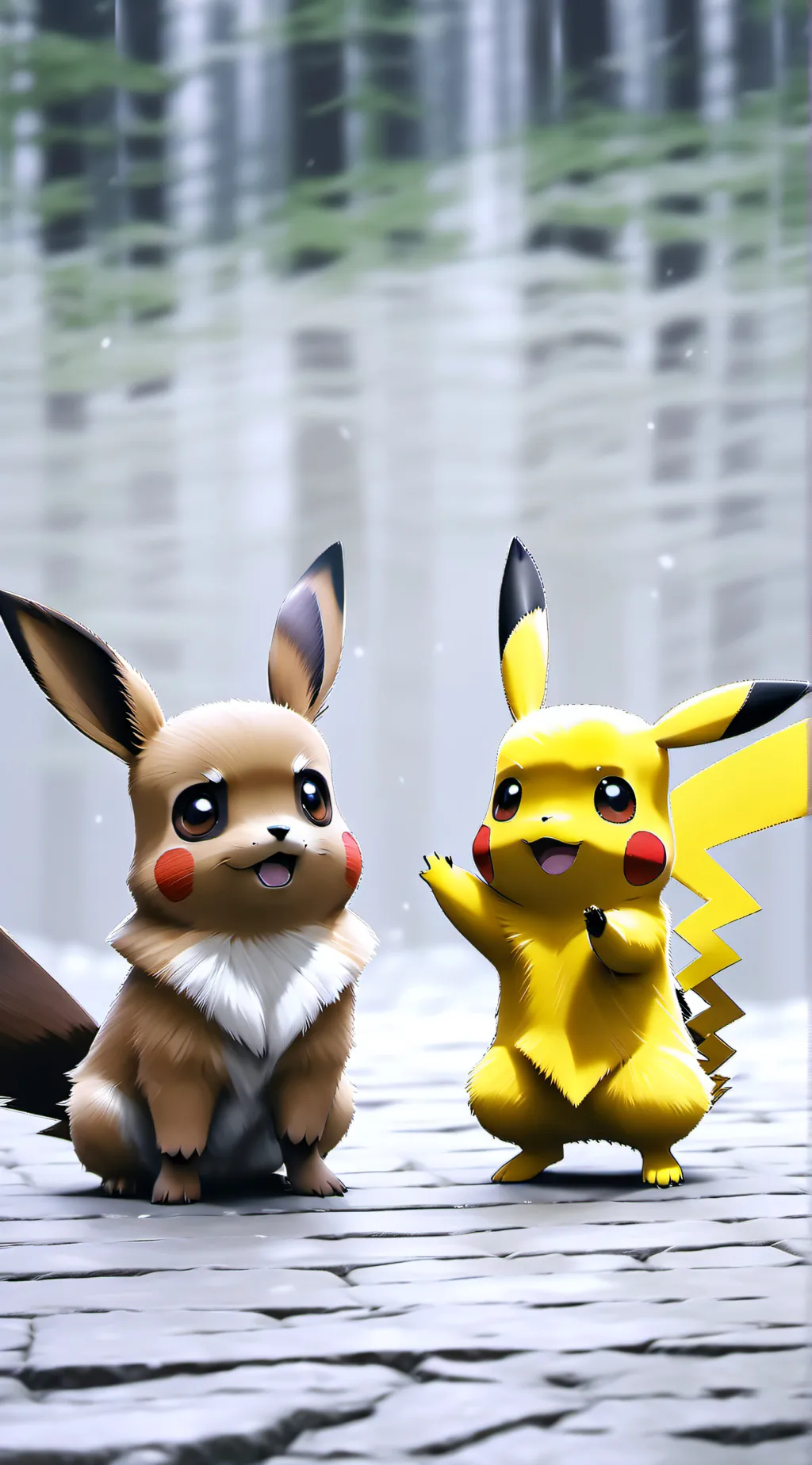 ai character: eevee song background