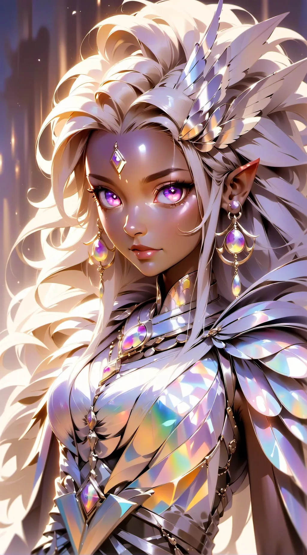 ai character: velvet (god)  background