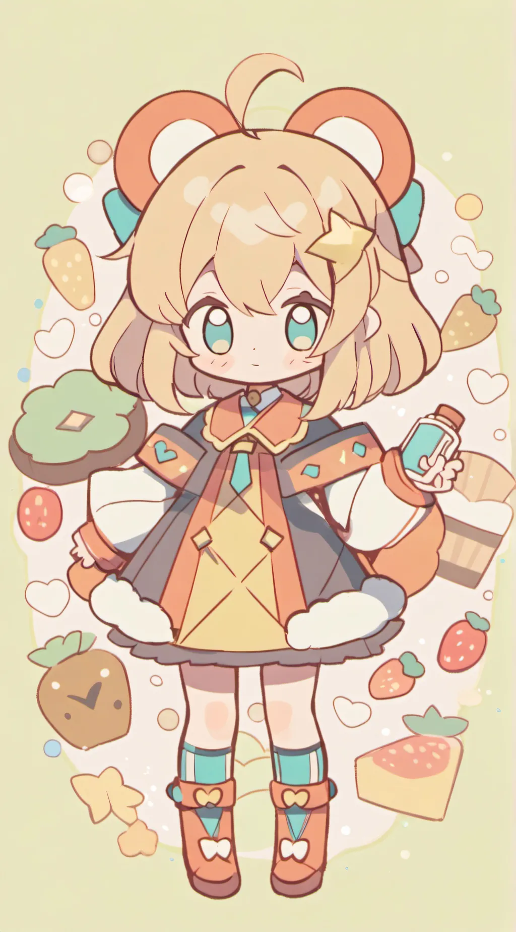 ai character: Лана background