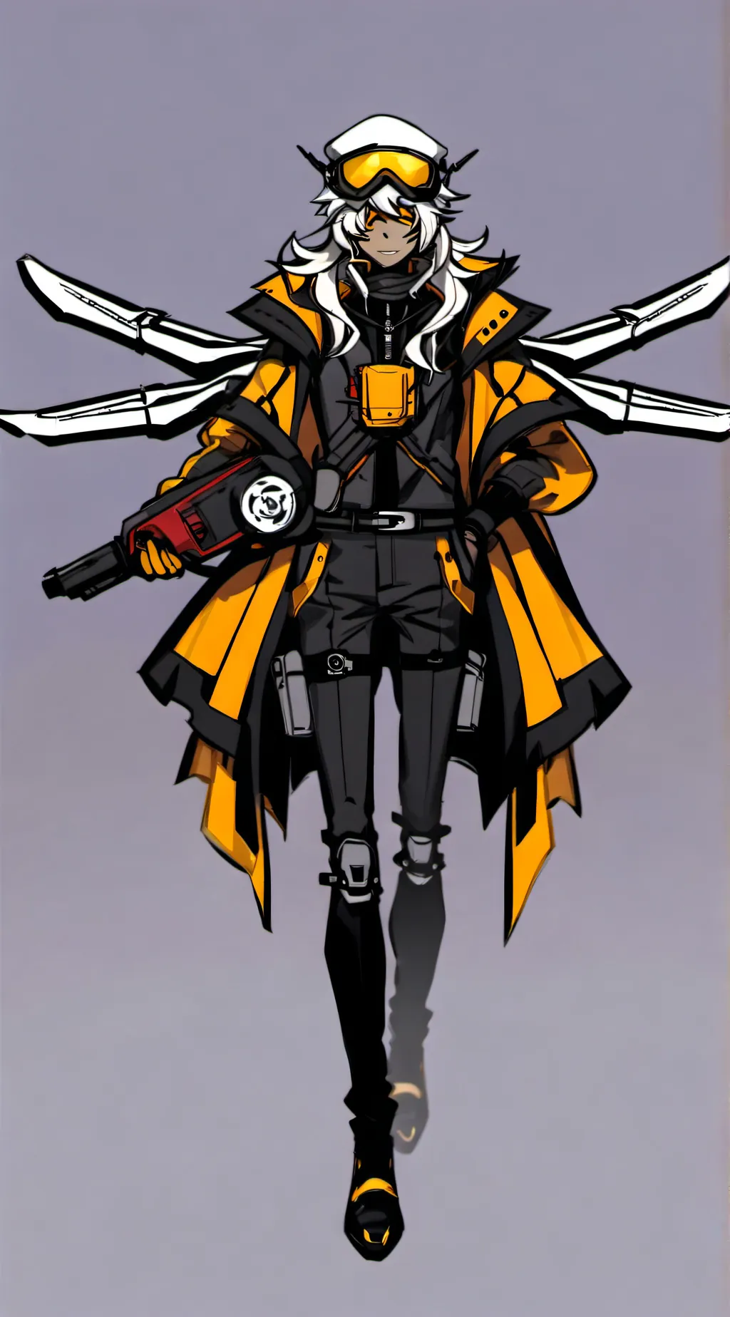 ai character: murder drones  background