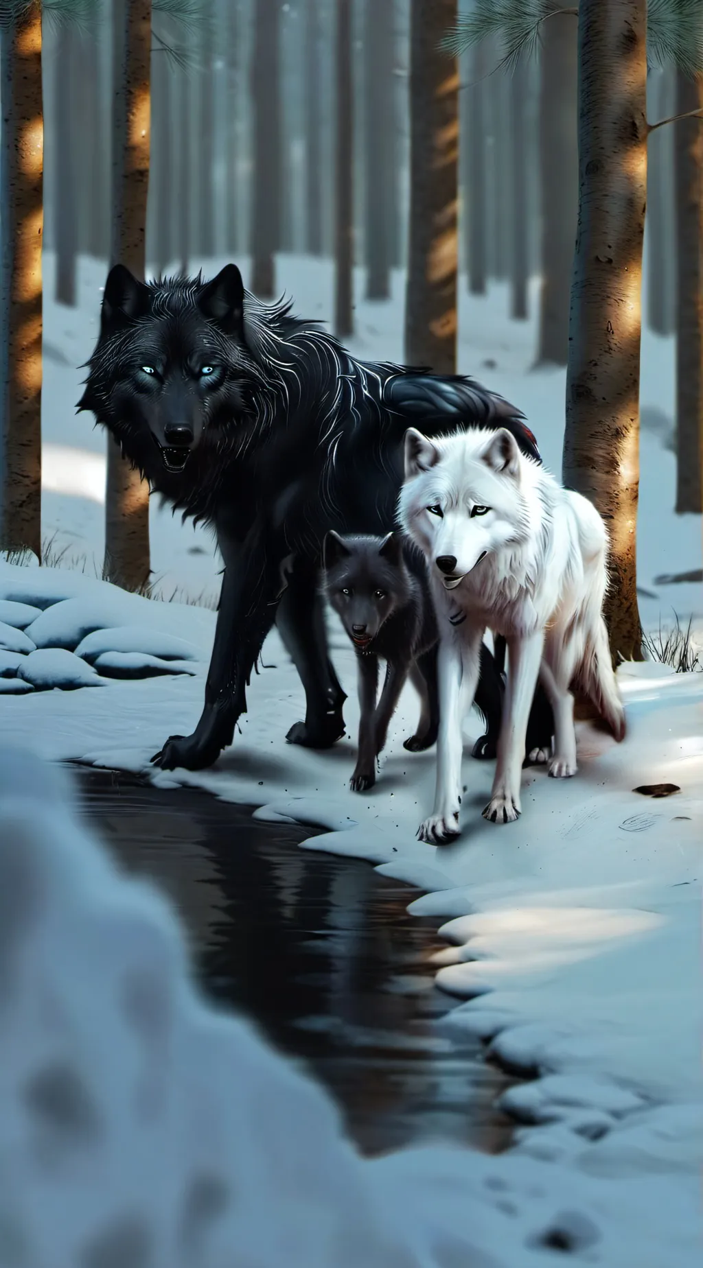 ai character: death, acalia oca background