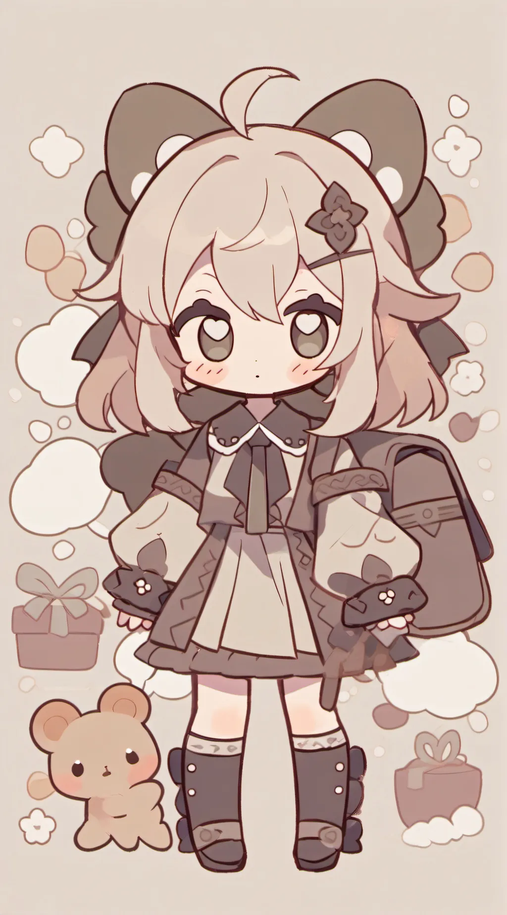 ai character: Куки background