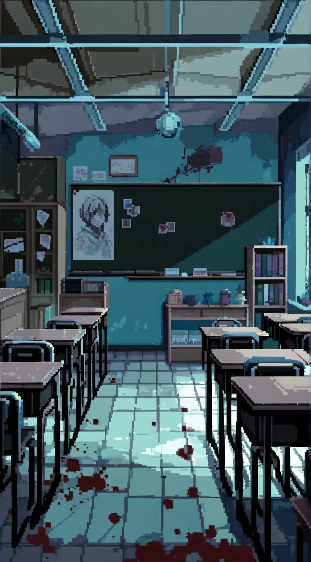 ai character: Yandere School!~ background