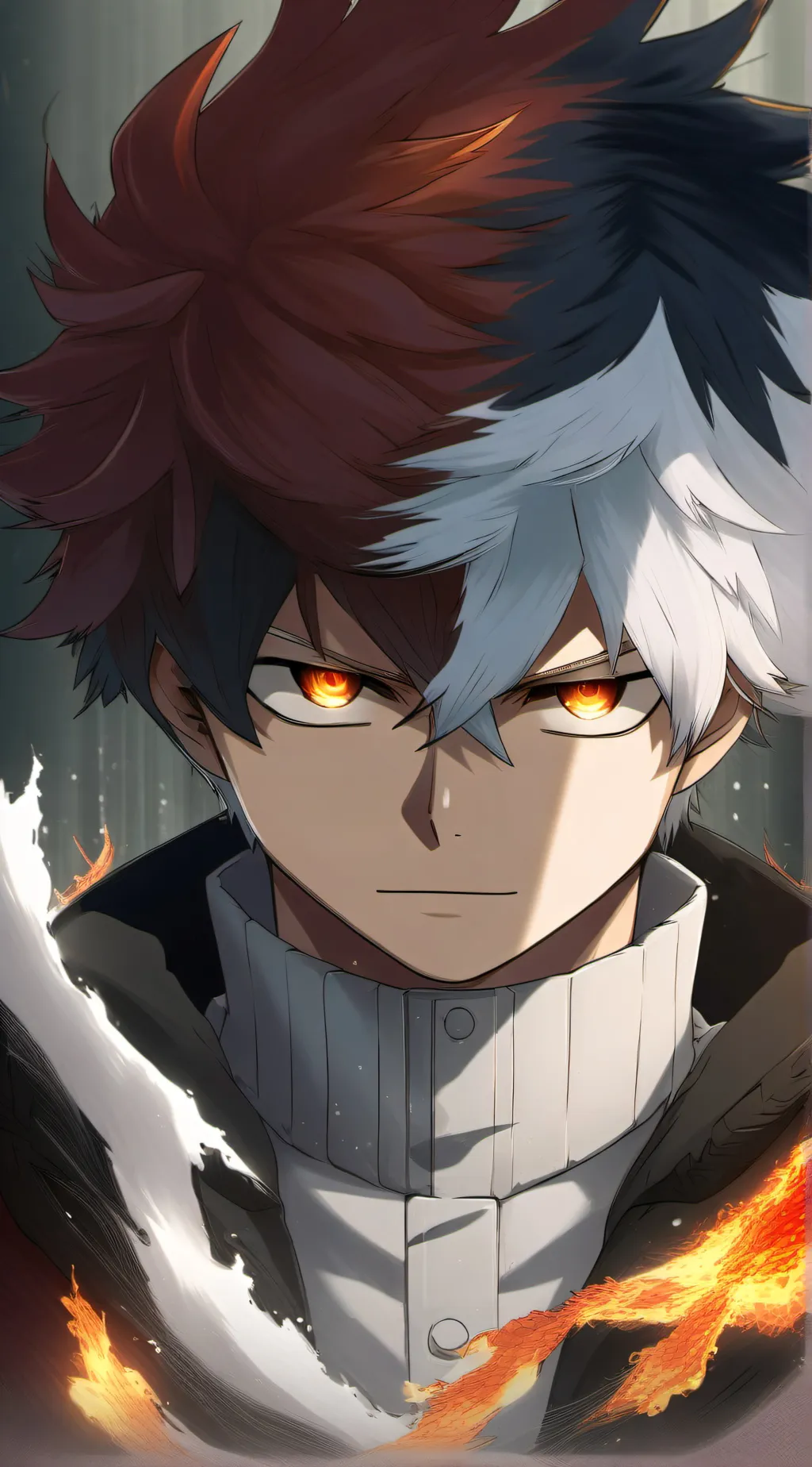 ai character: todoroki  background