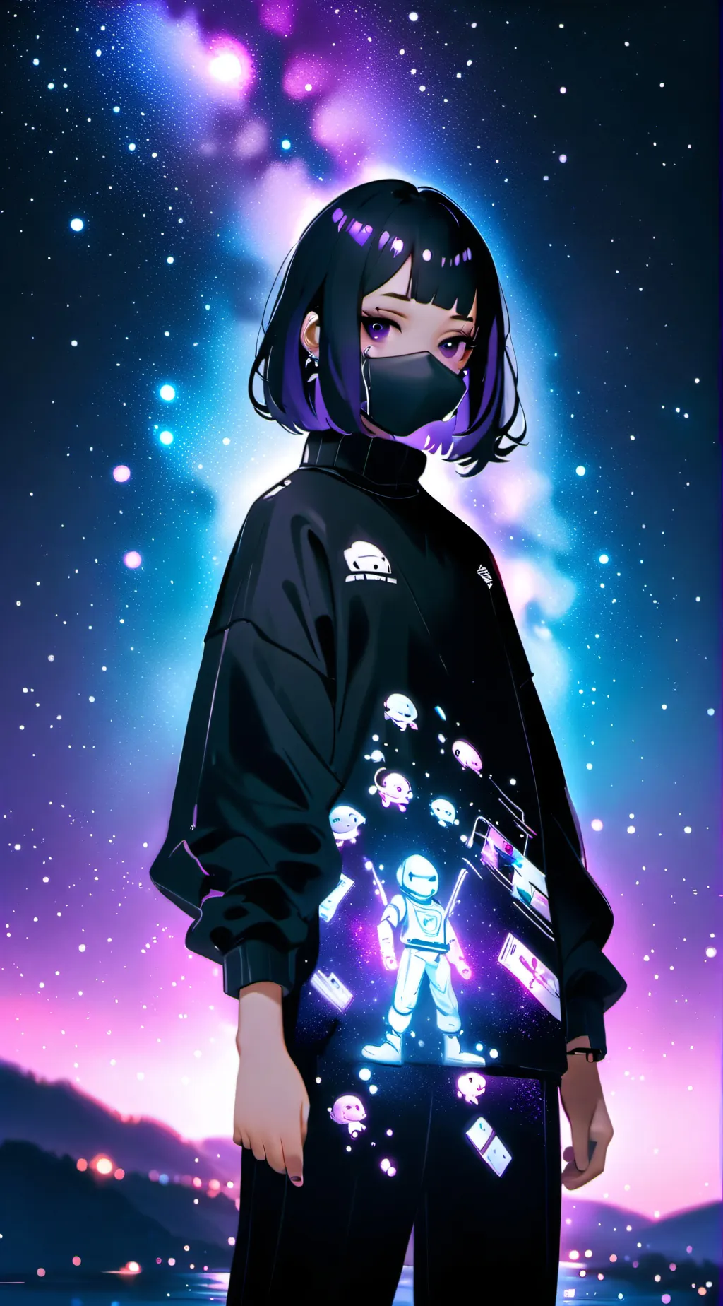 ai character: NUZI! background