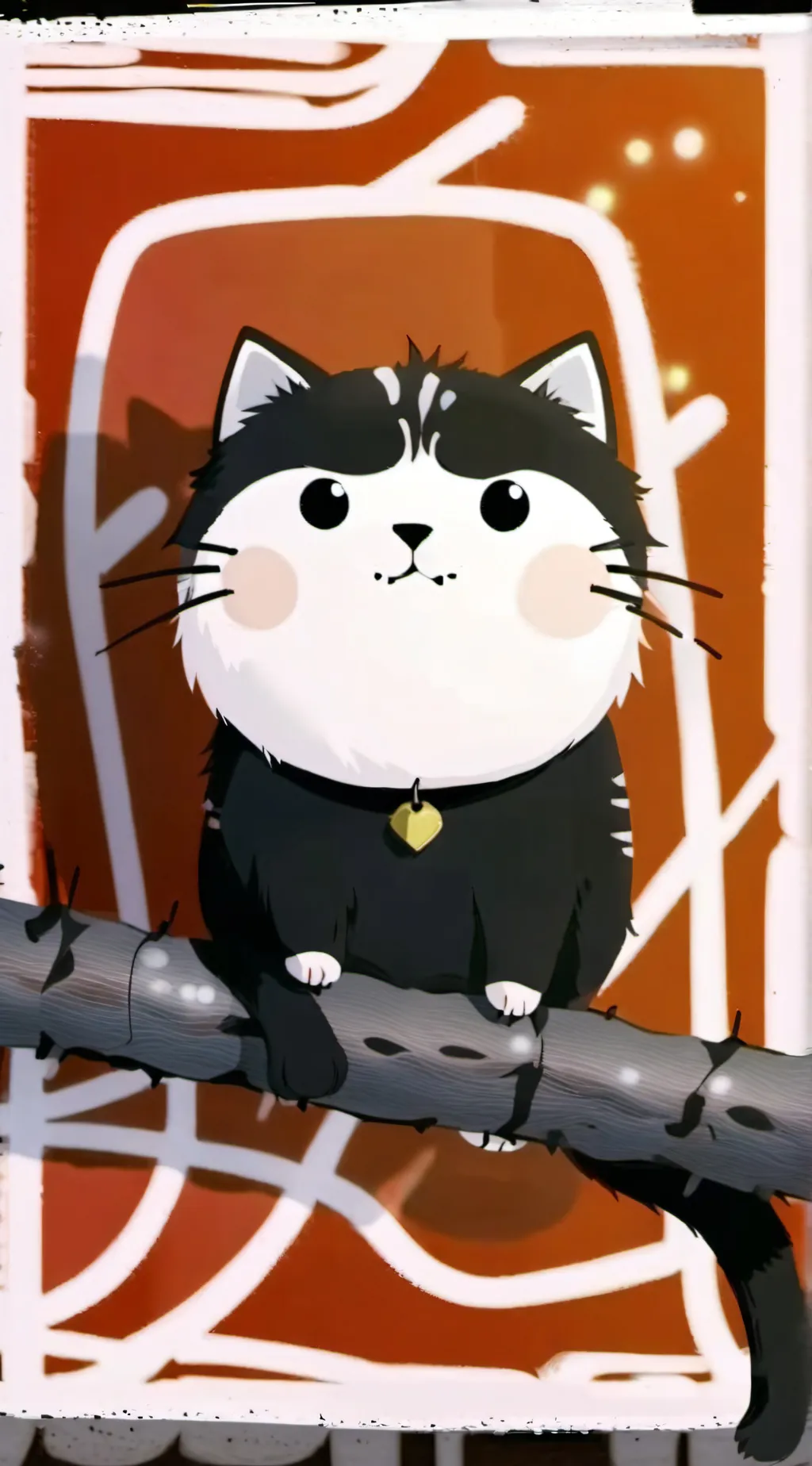 ai character: Mha Christmas background