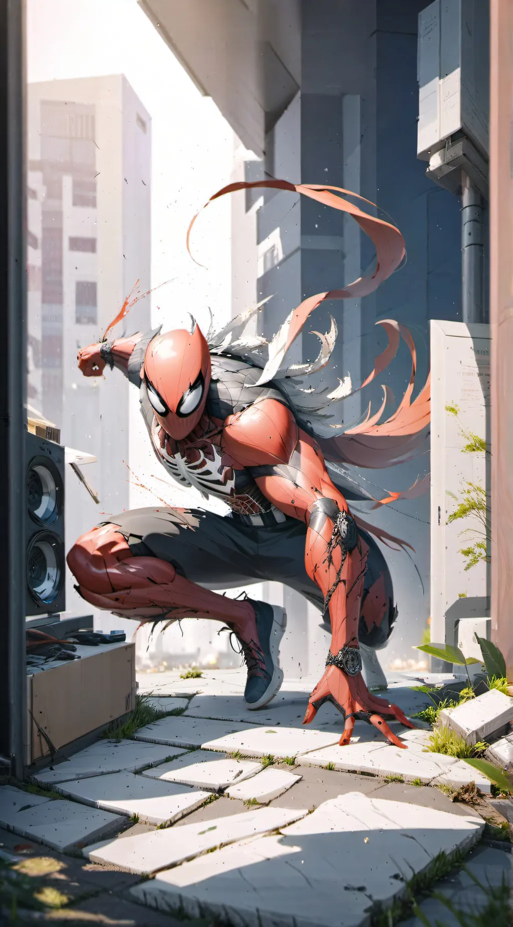 ai character: she-carnage background