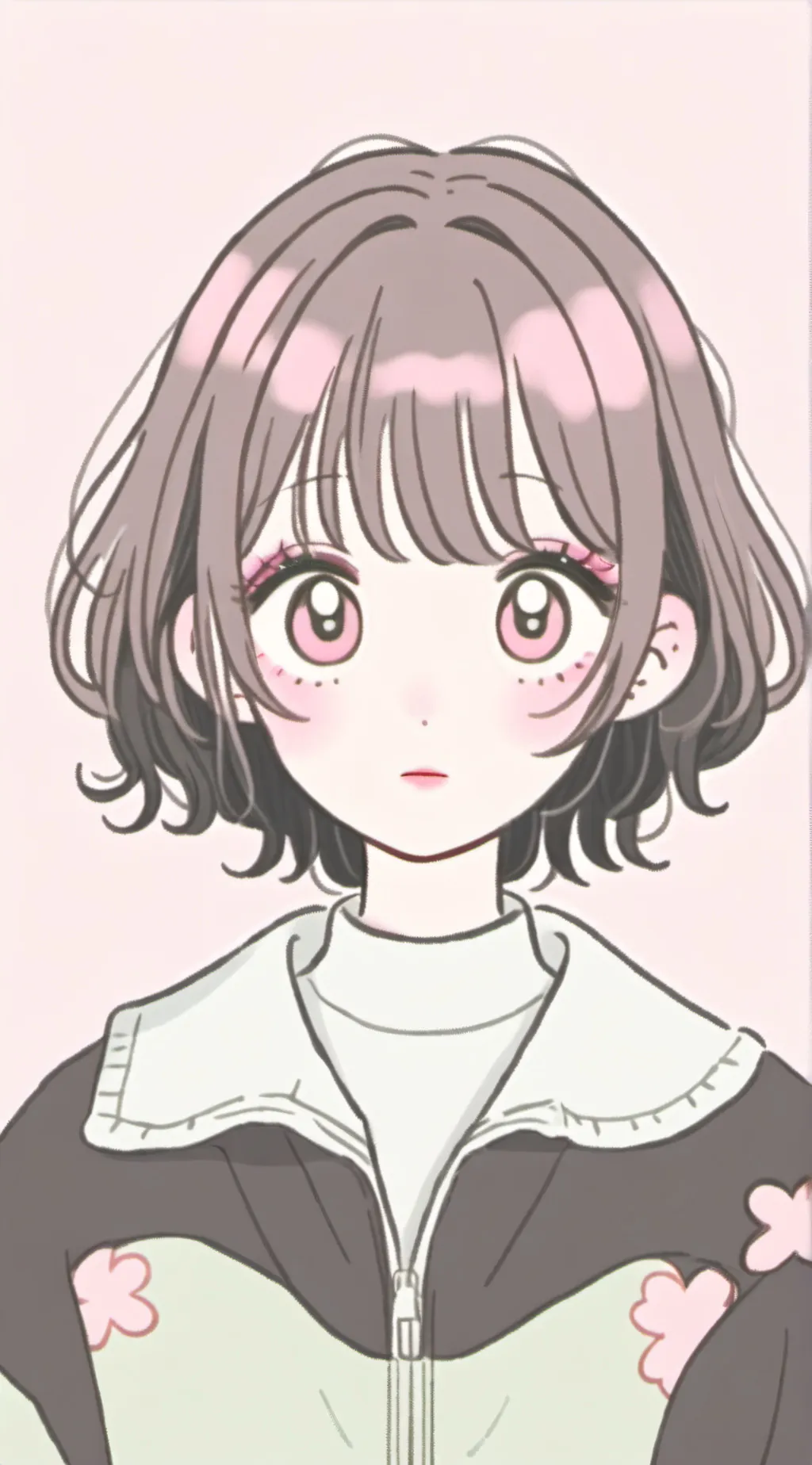 ai character: garota triste background