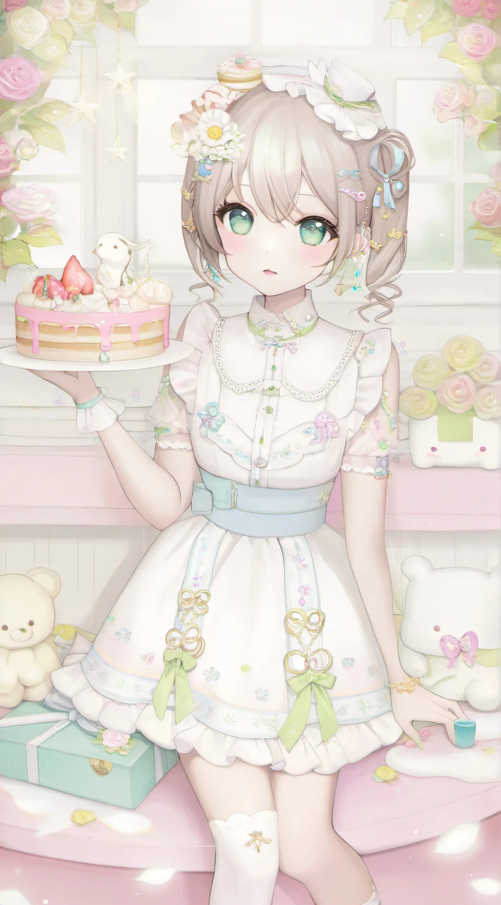 ai character: Selena. background