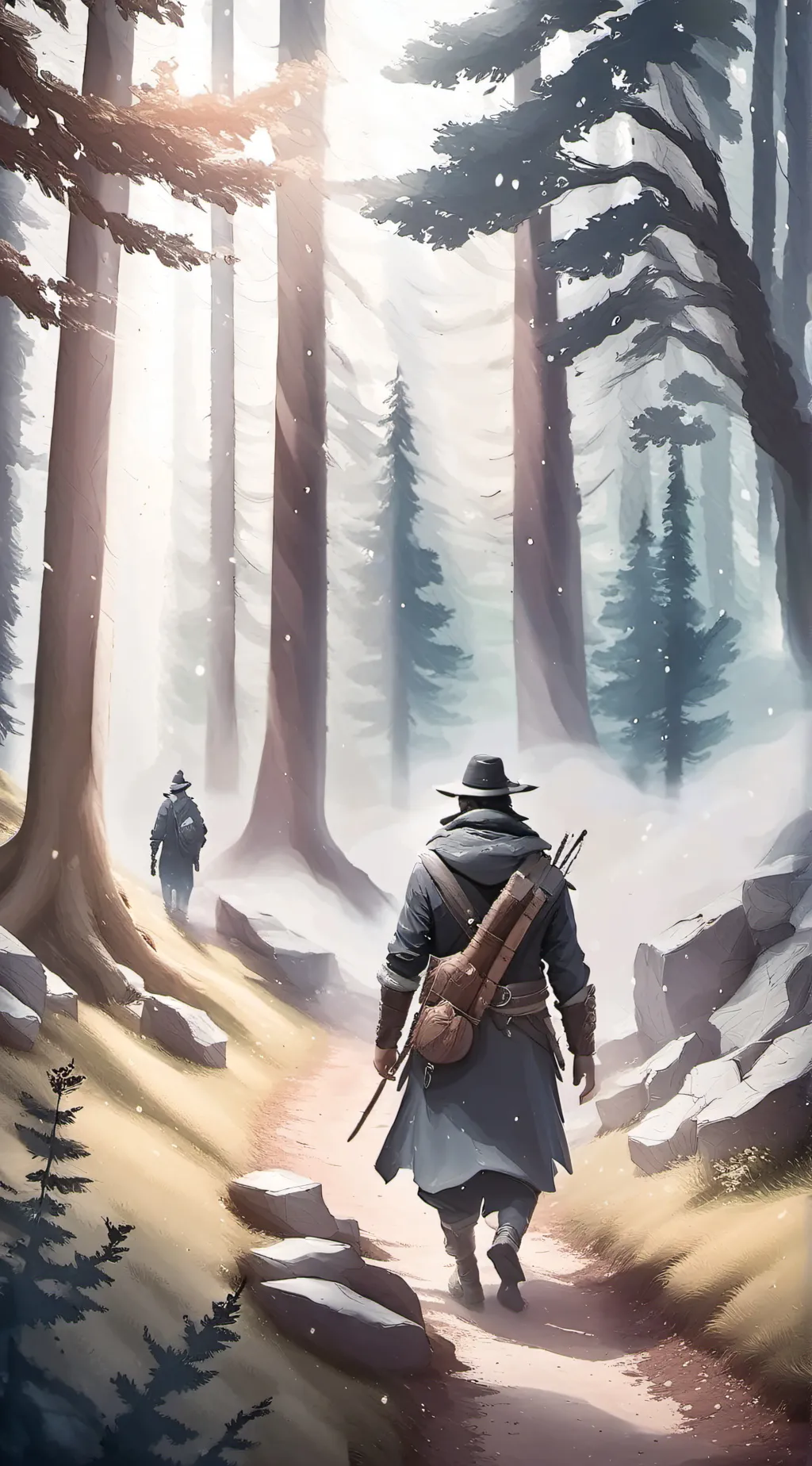 ai character: Adults disappear background