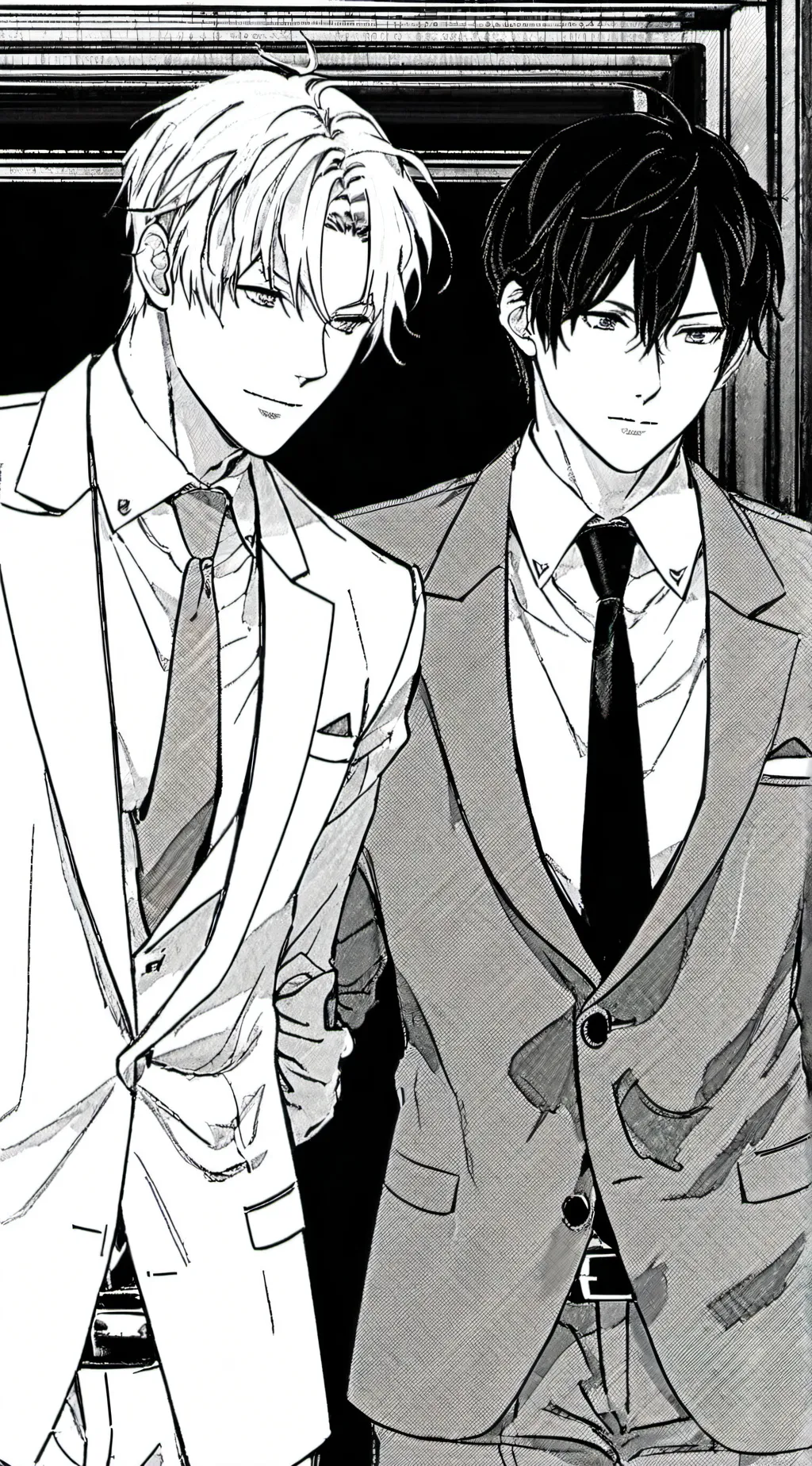 ai character: ꧁𝕊𝕒𝕞 & 𝕂𝕪𝕝𝕖꧂ background