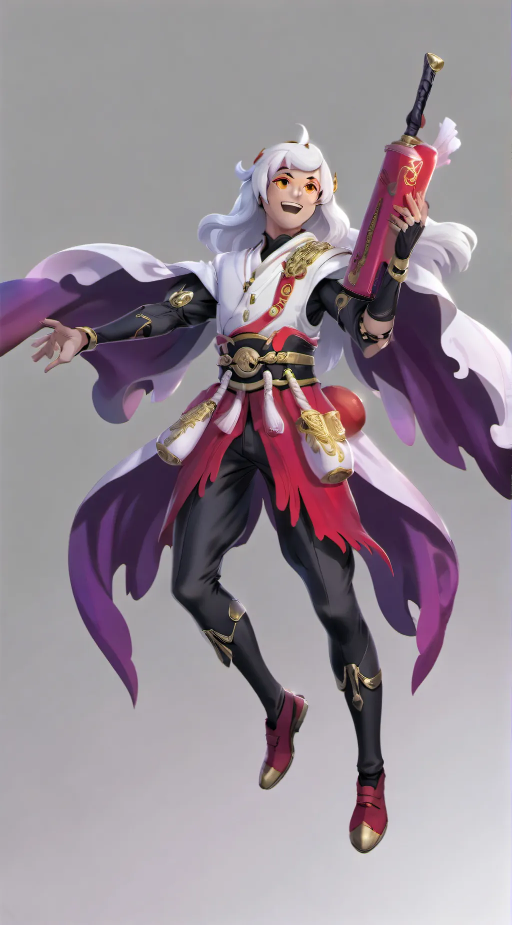 ai character: bleeding girl background