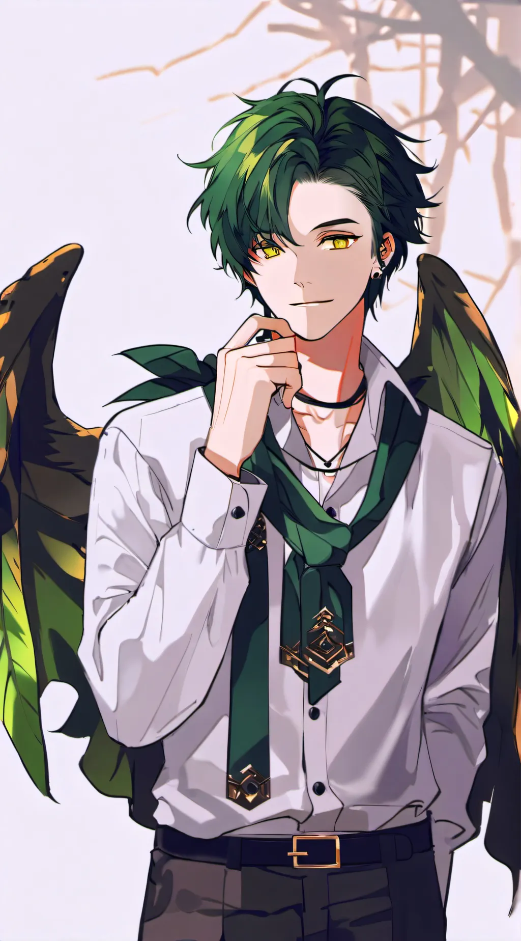 ai character: Jayson  background