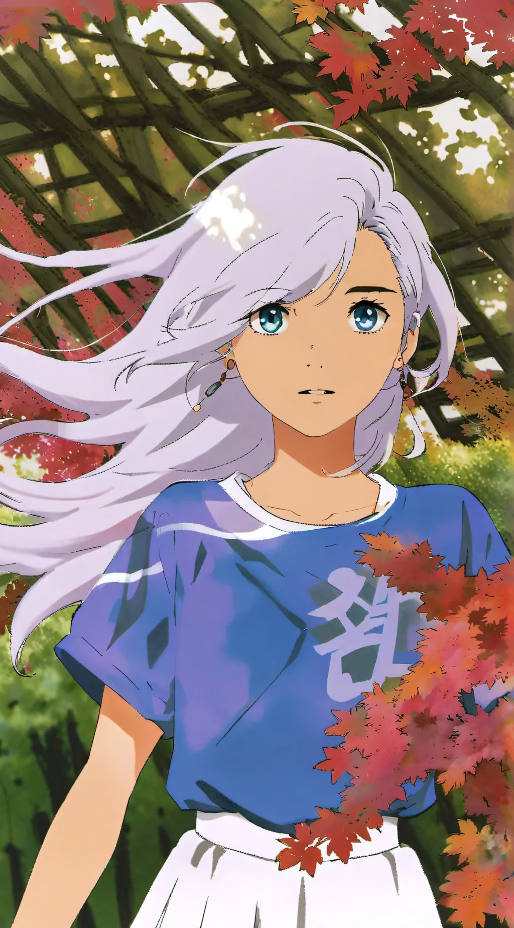 ai character: cloudiax girl background