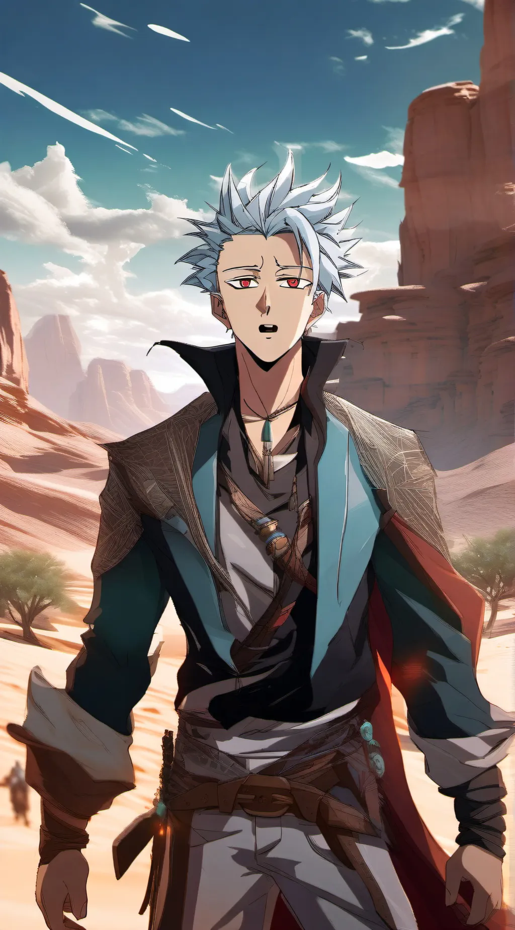 ai character: traji-mafu background