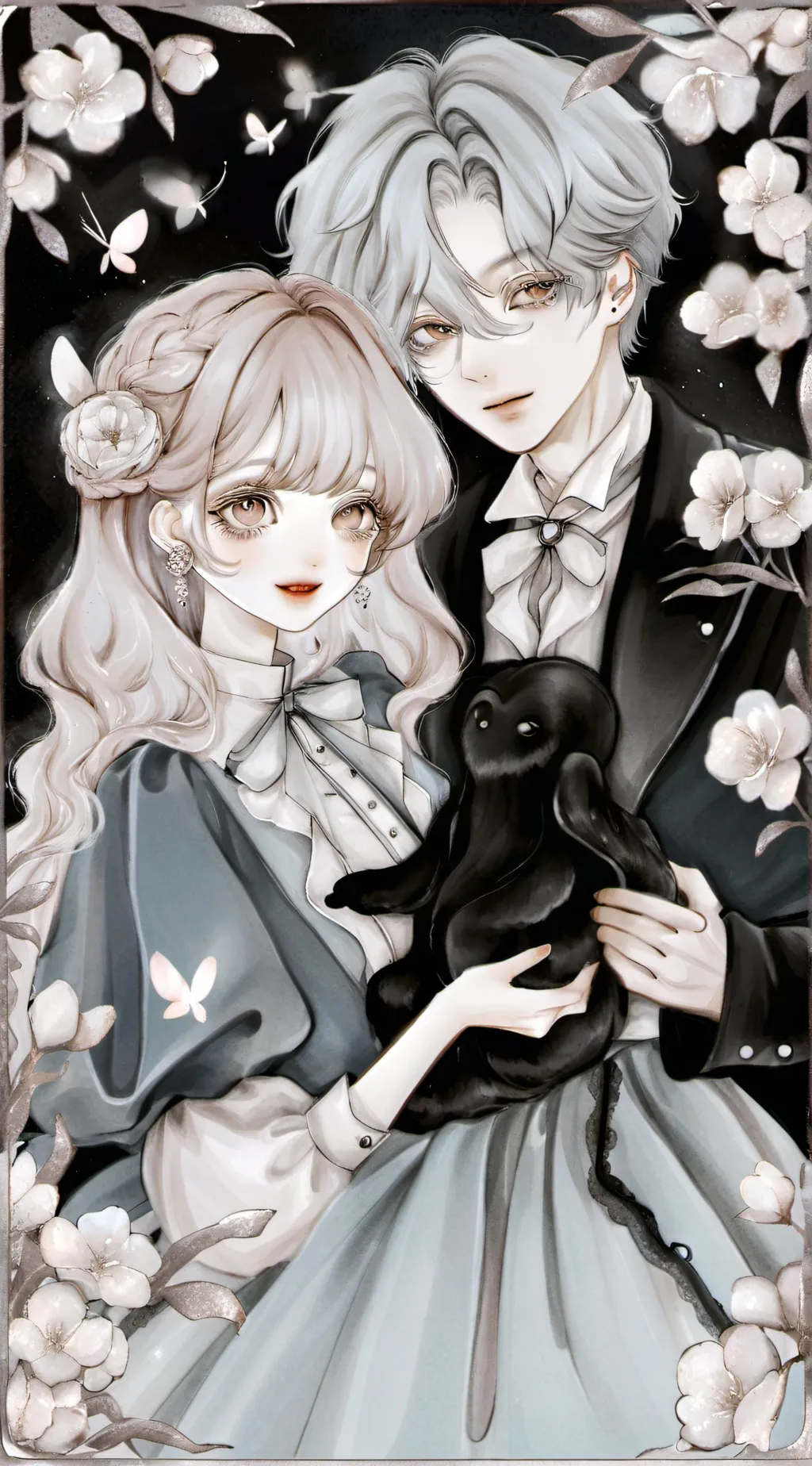 ai character: Cute babies Thavel background