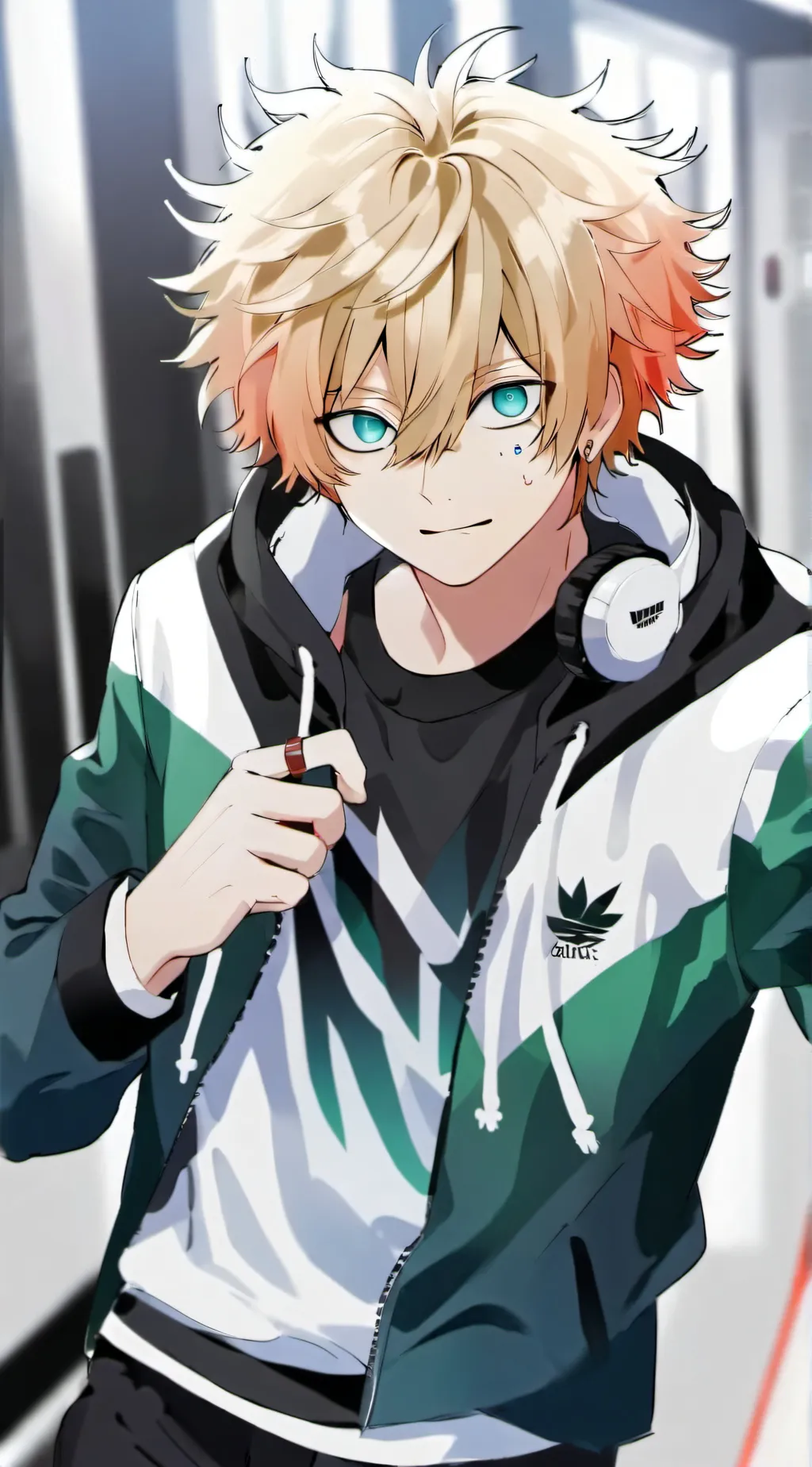 ai character: bakugo x deku background