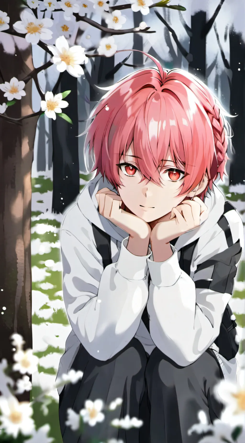 ai character: Christy  background