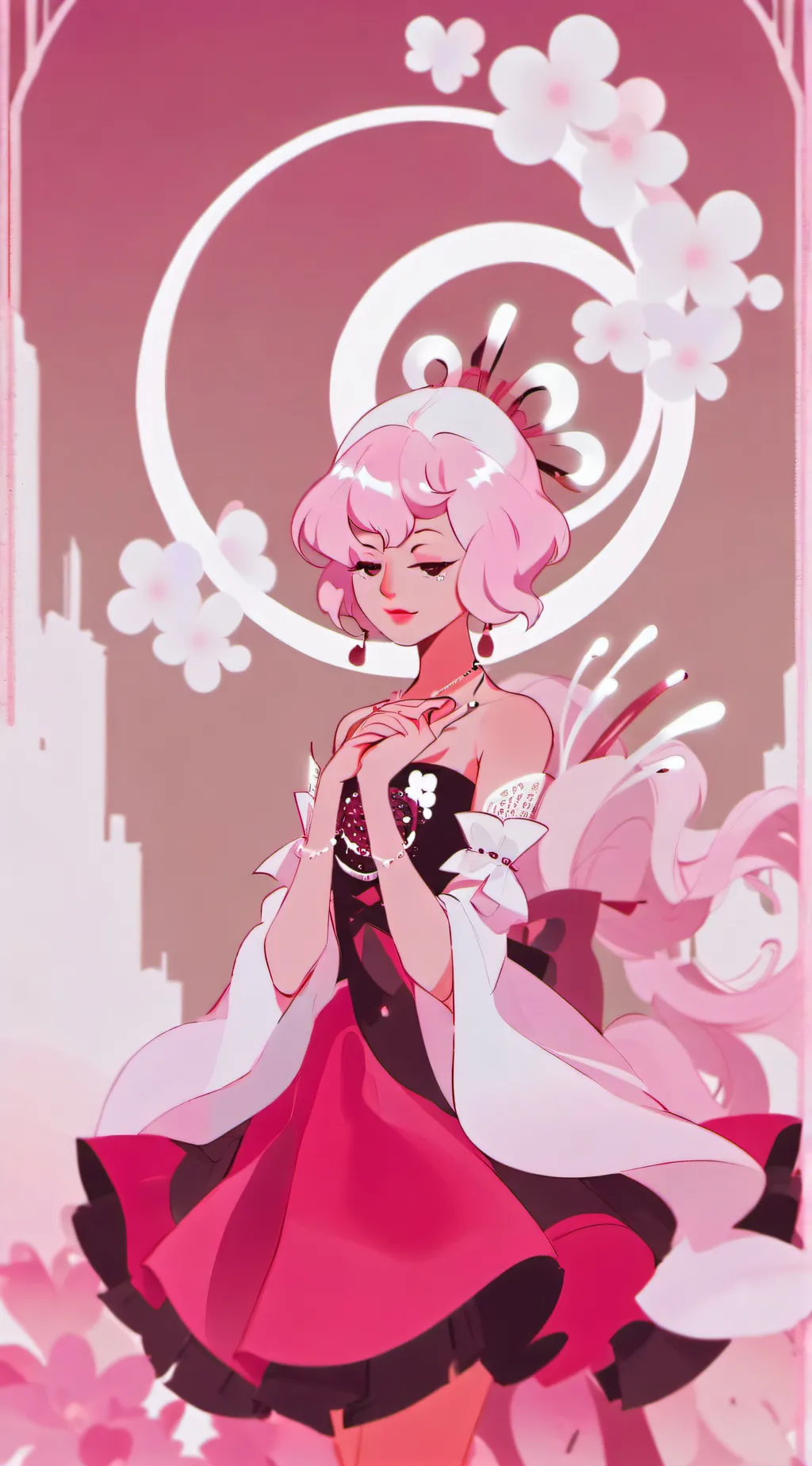 ai character: Rose 🍧 background