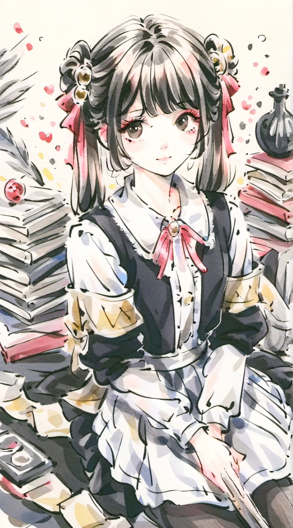 ai character: luna background