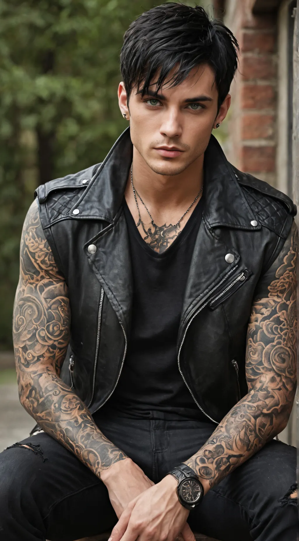 ai character: Luke  background