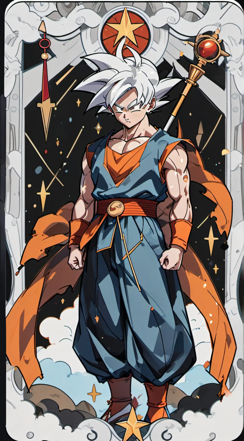 ai character: GOKU background