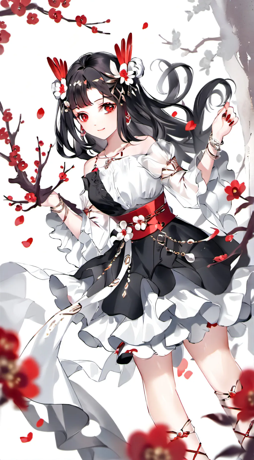 ai character: Demon slayer  background