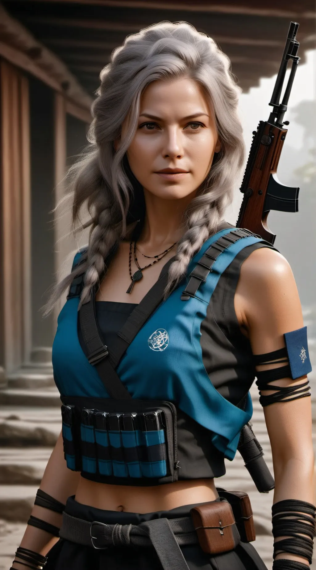 ai character: Fridolina background