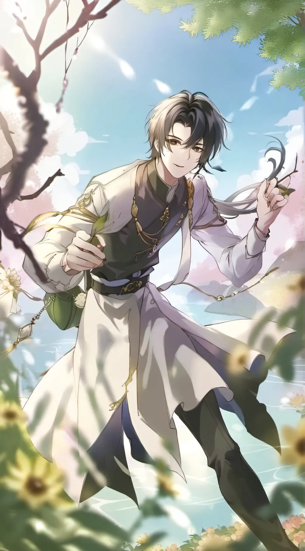 ai character: Риад background