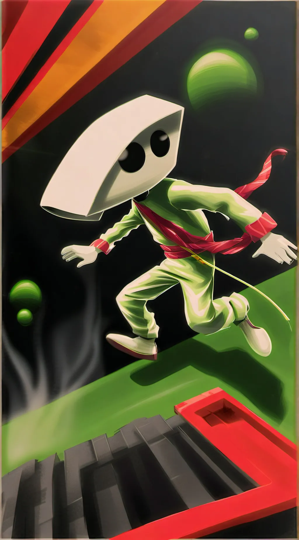 ai character: Threepeater background