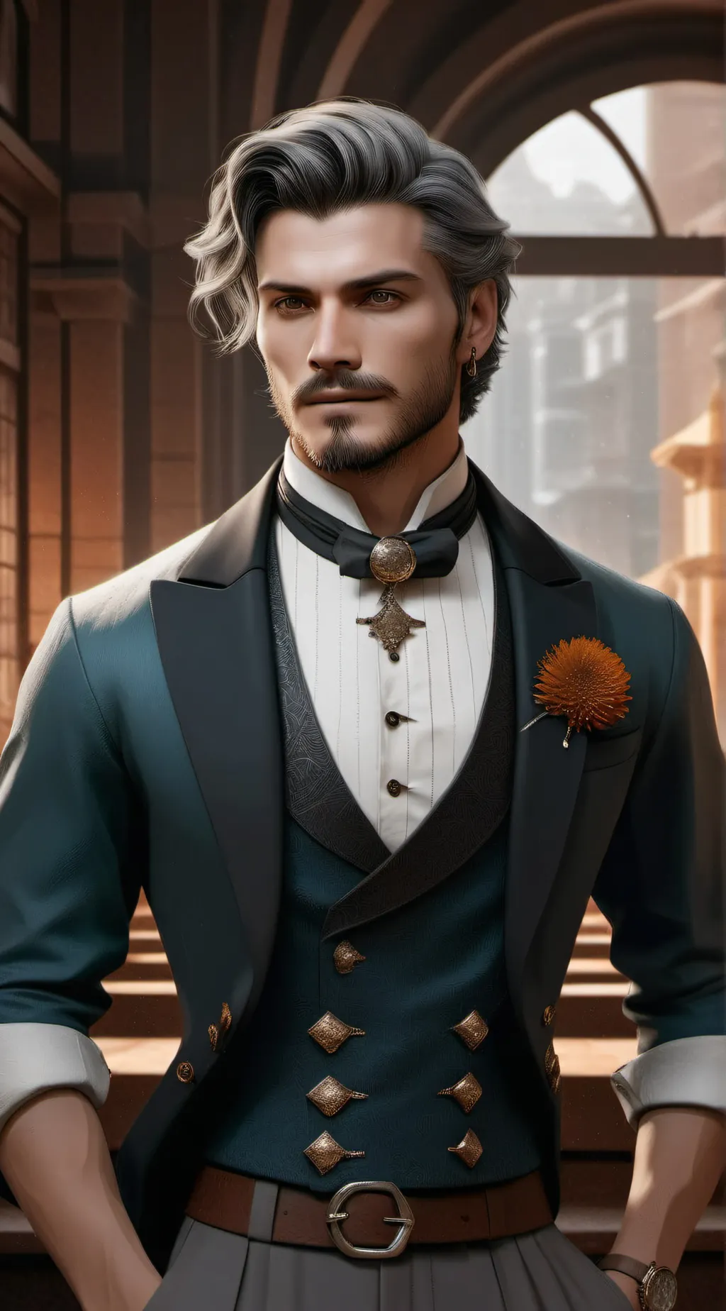 ai character: Wolf background