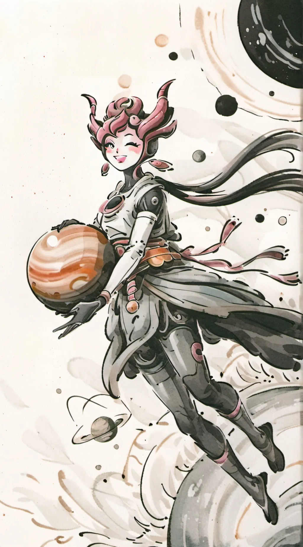 ai character: Solarballs background