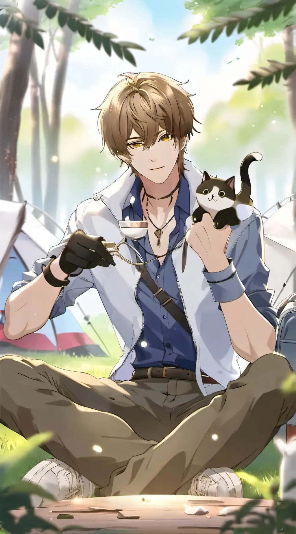 ai character: Mack background