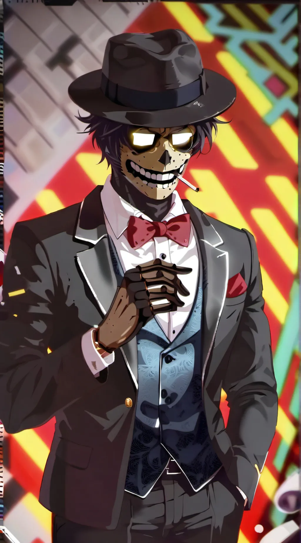 ai character: golden freddy background