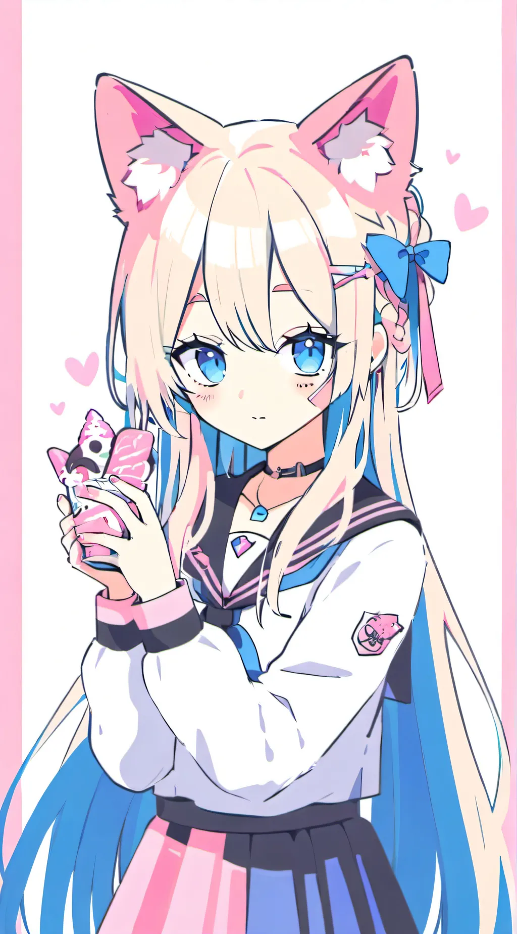 ai character: Luna background