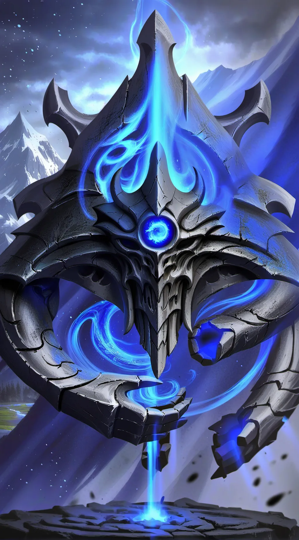 ai character: GOD OF HELL background