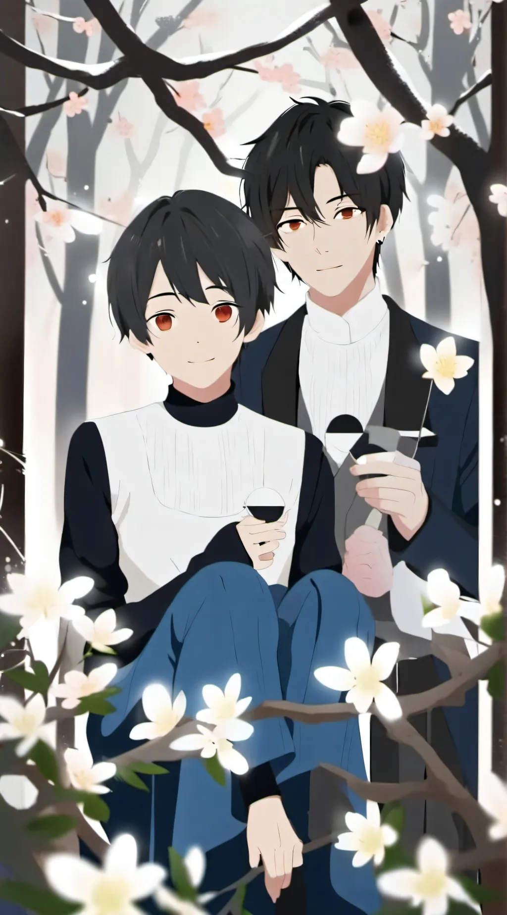 ai character: Luiz é Lucas background