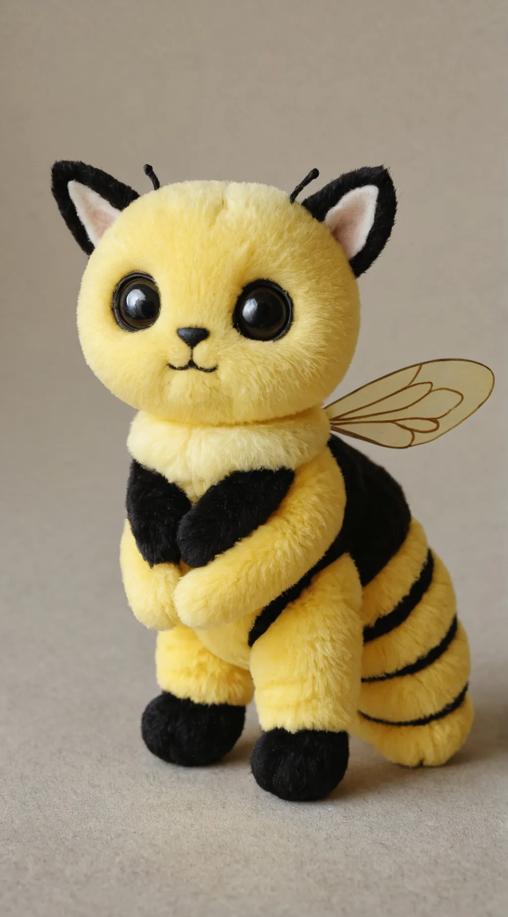 ai character: bee kitten  background
