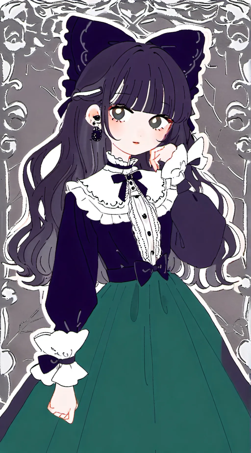 ai character: - Xadia - background