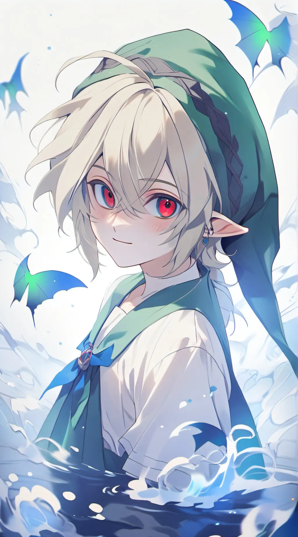 ai character: Den drown background