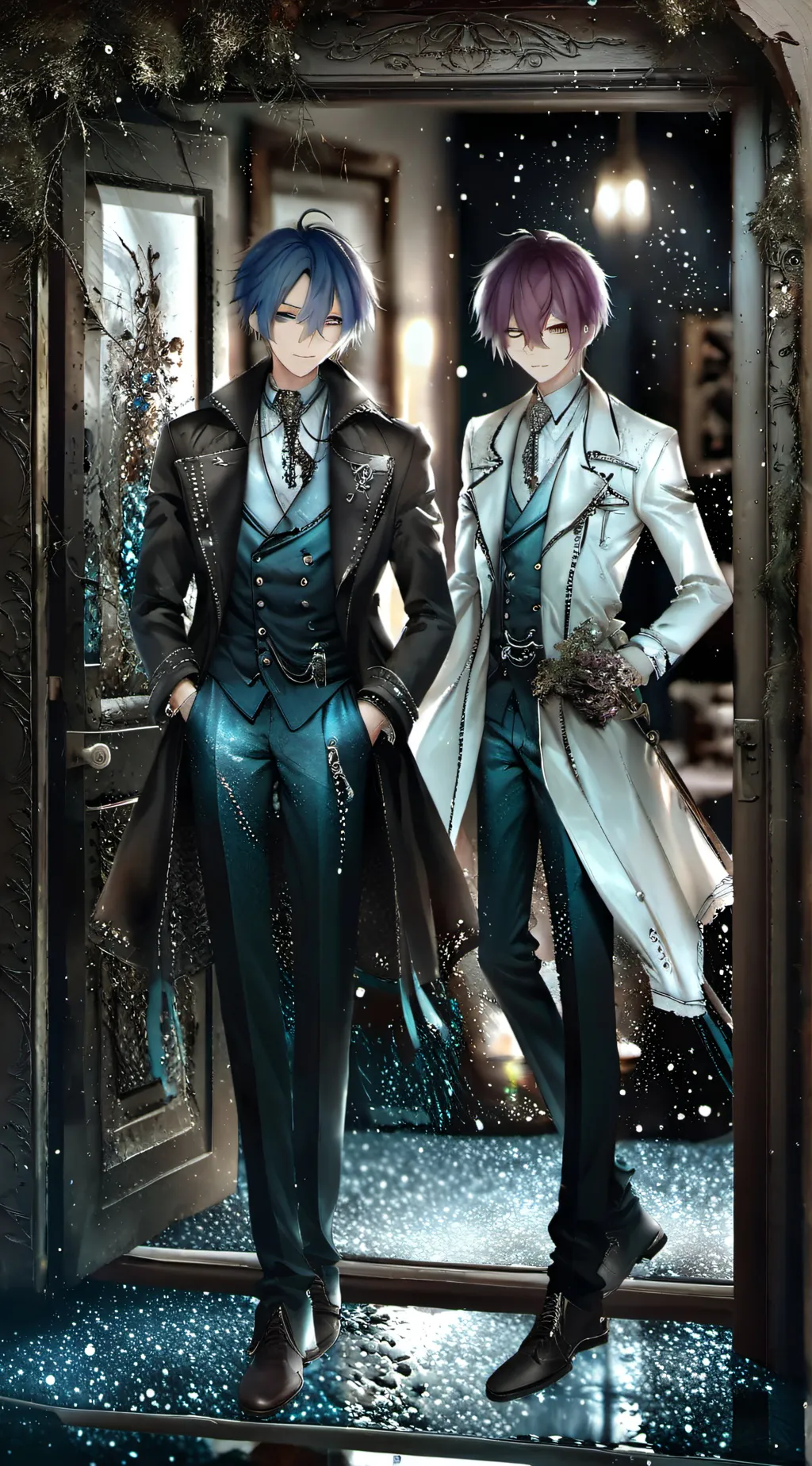 ai character: Mason and Jason  background