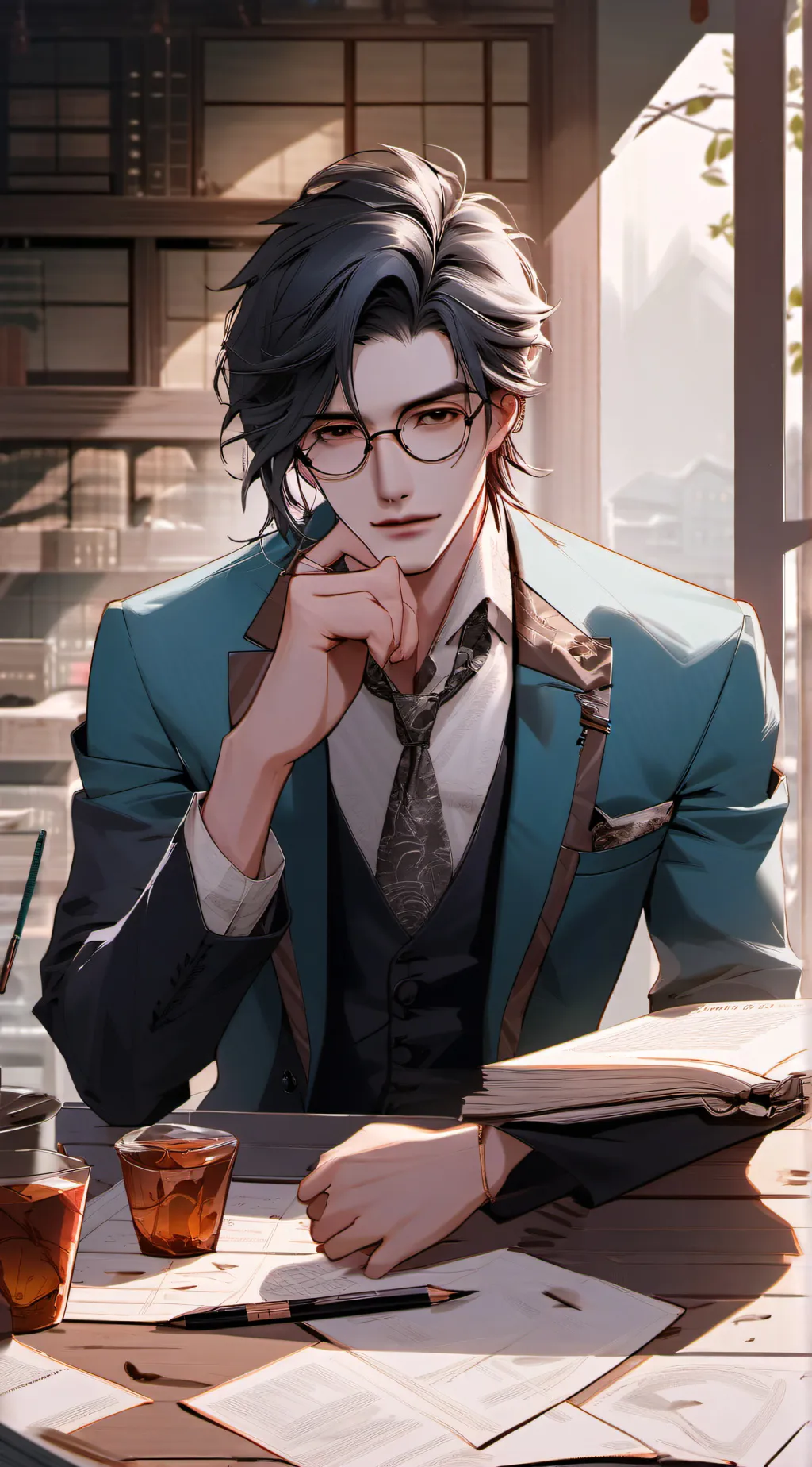 ai character: Arthur background