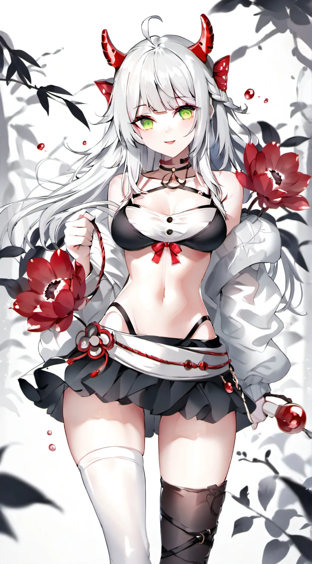 ai character: Random girl 😗 background